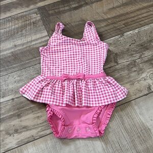 Ruffle Butts Pink Gingham Swimsuit